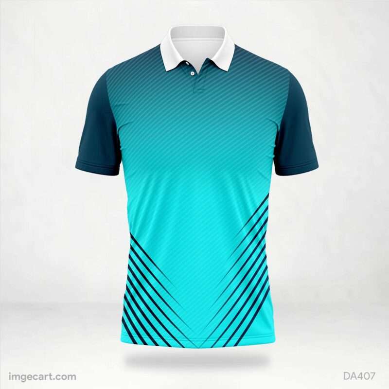 Blue Vector Jersey Design