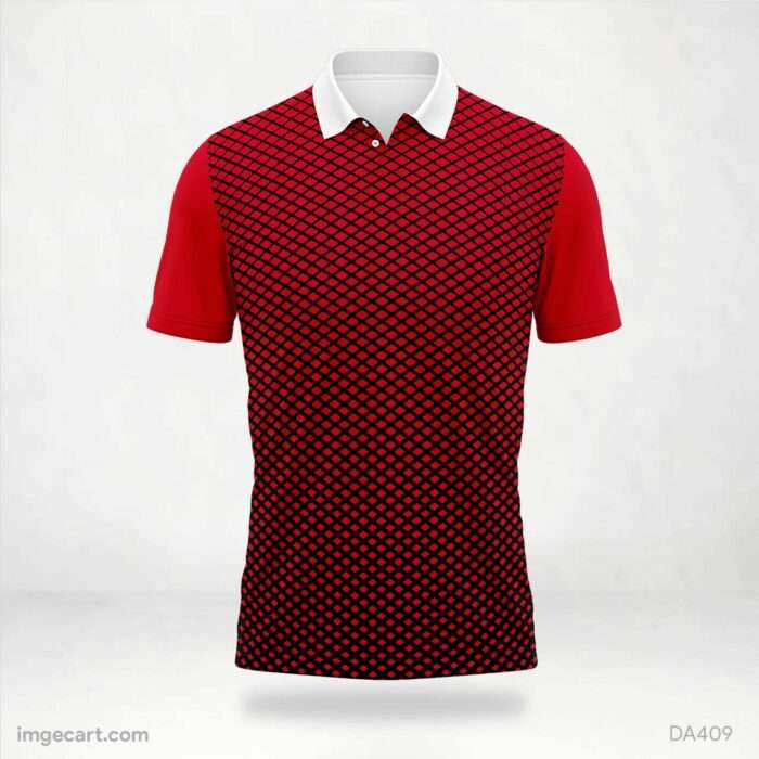 Red Pattern Jersey Design