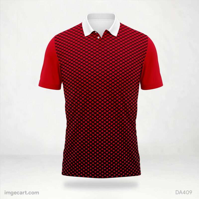 Red Pattern Jersey Design