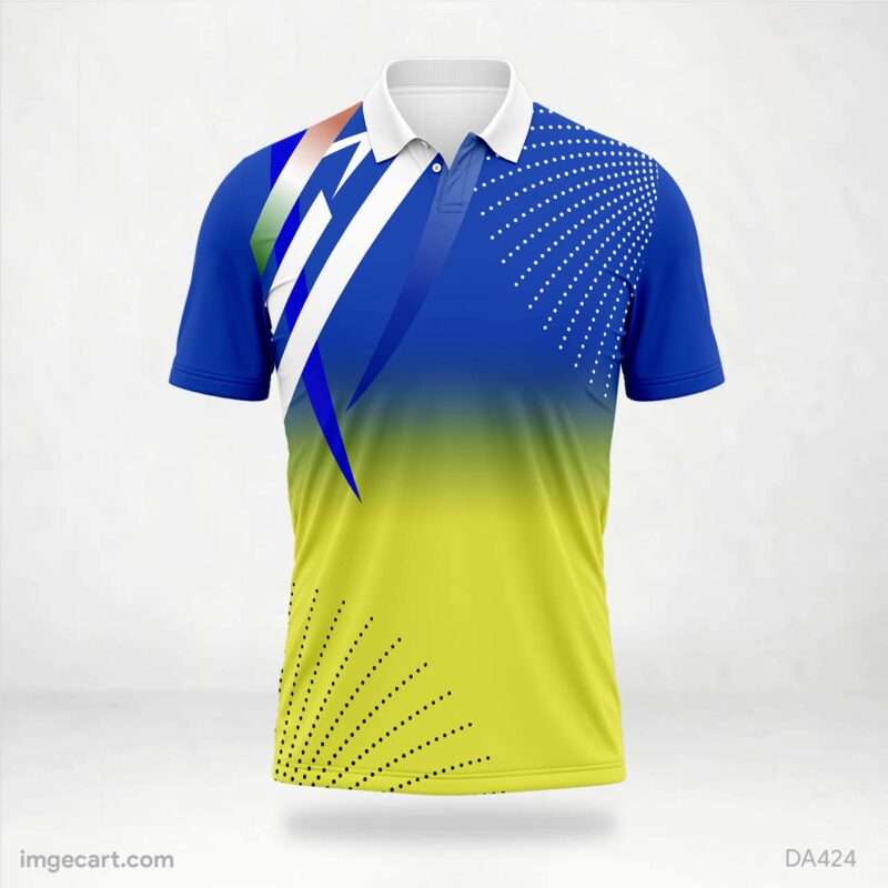 Blue and Yellow Jersey Design