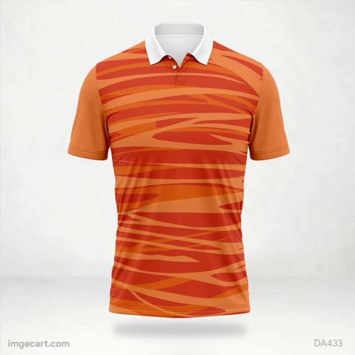 Orange Sublimation Jersey Design