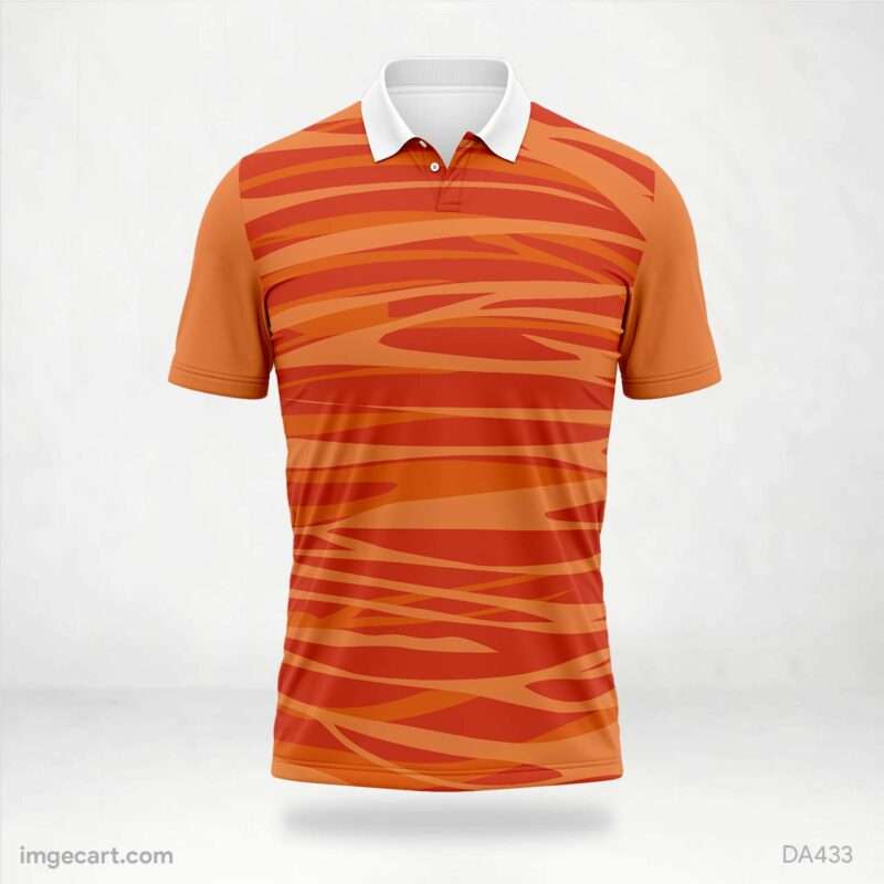 Orange Sublimation Jersey Design