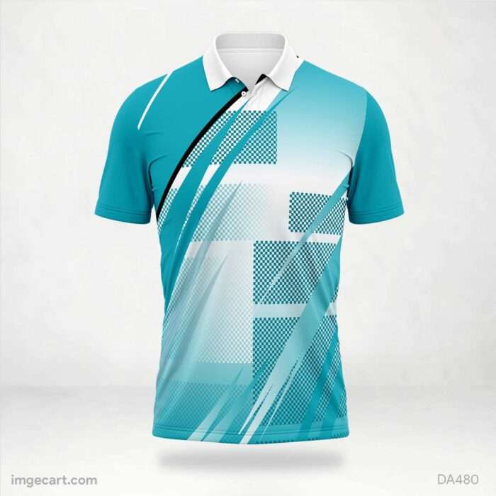 Vector Blue Jersey Design