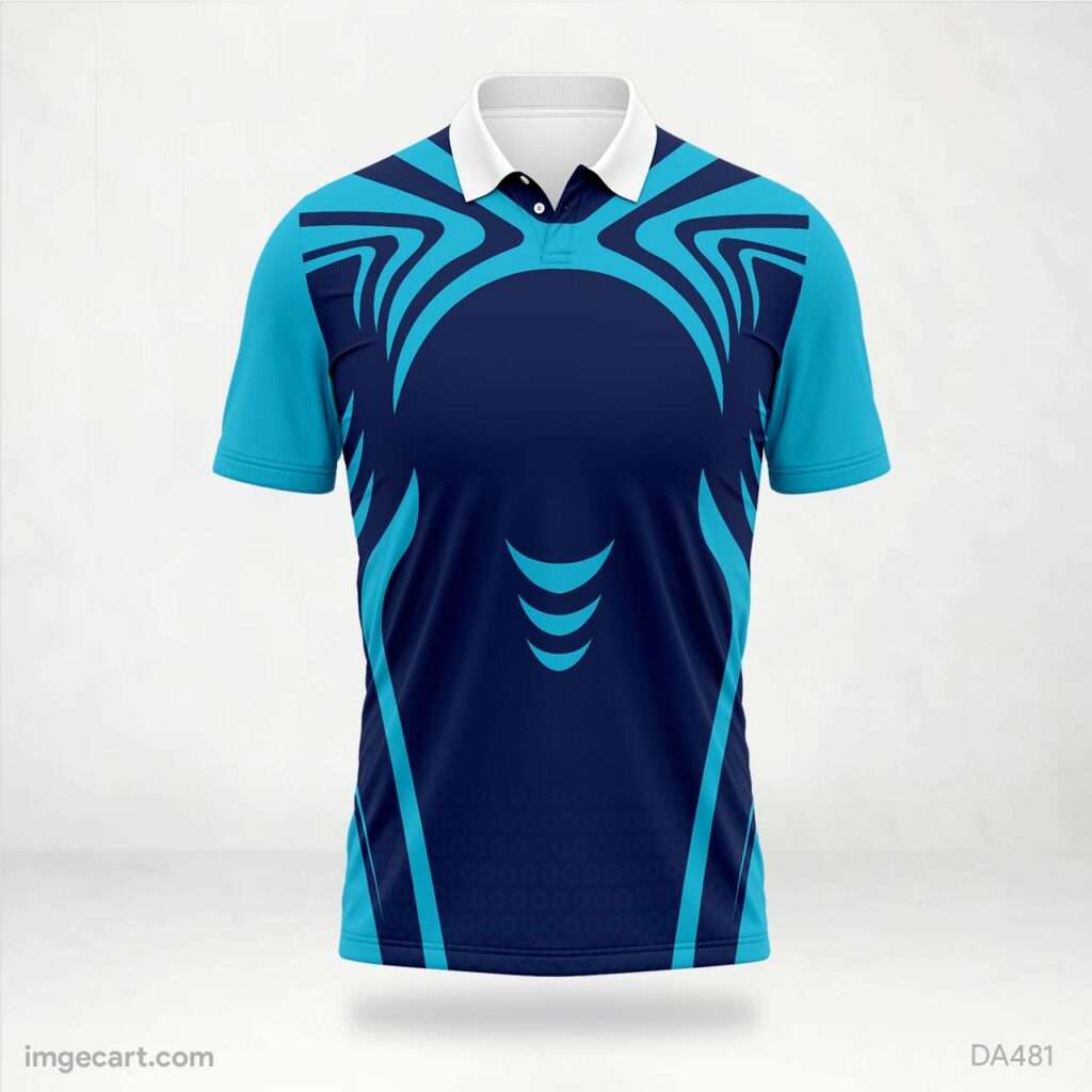 E-Sports Blue Jersey Design - imgecart