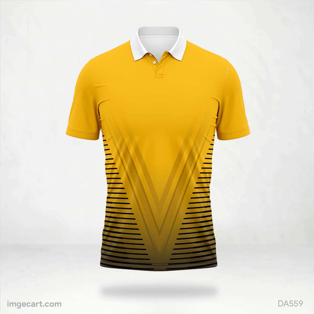 Yellow and Black Line Jersey Design - imgecart