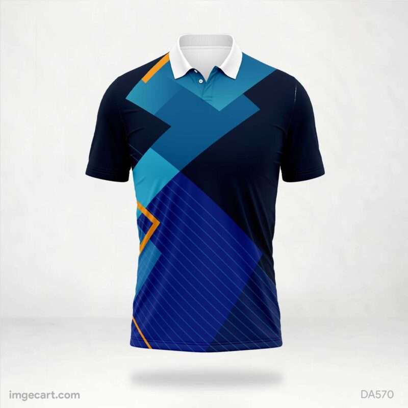 Blue Vector Jersey Design