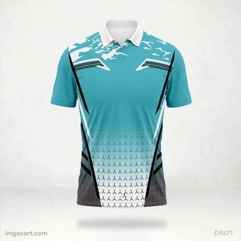 Blue Sublimation Vector Design