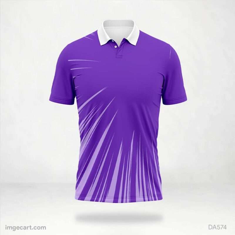Purple Vector Jersey Design