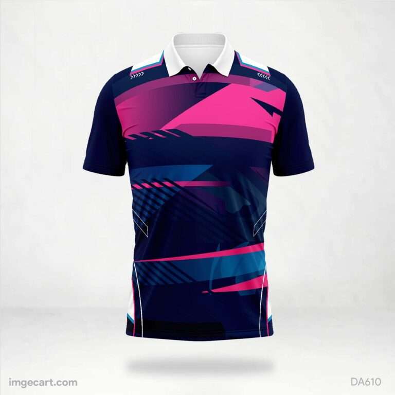 Navy Blue and Pink Sublimation Design - imgecart