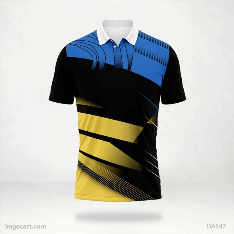 Black and Yellow Jersey Design