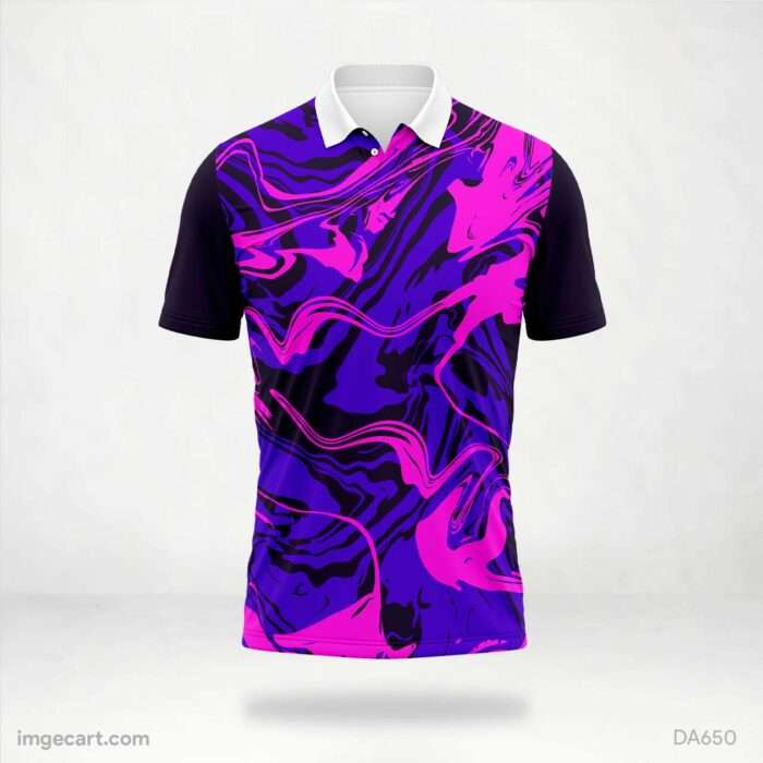 Purple Cricket Jersey Design