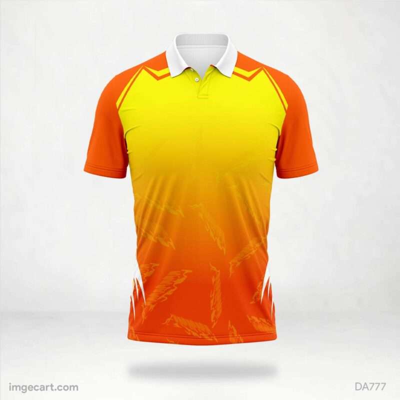 Yellow and Orange Abstract Design