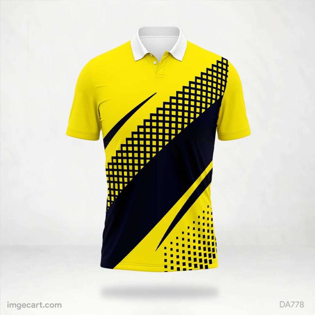 Yellow and Black Abstract Design - imgecart