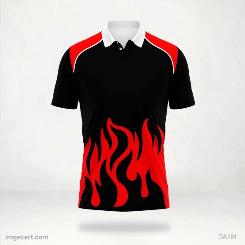 Fire Sublimation Jersey Design