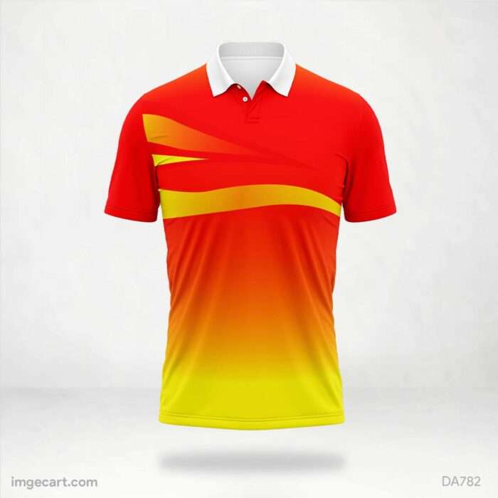 Red and Yellow Sublimation Design