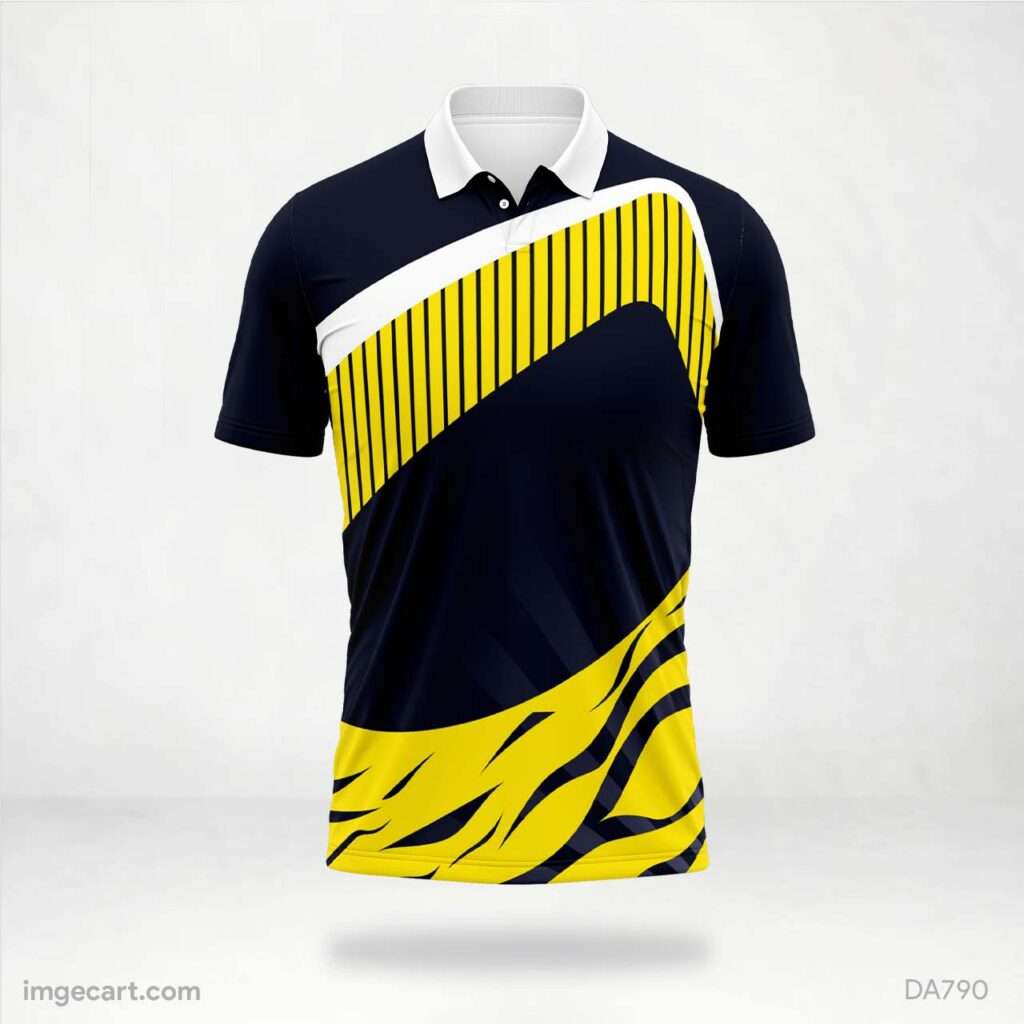 Yellow and Black Jersey - imgecart