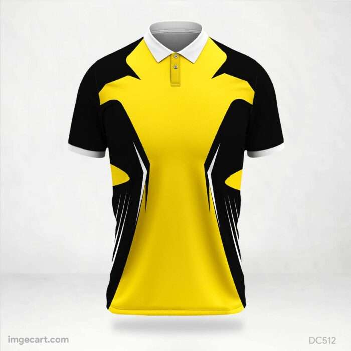 Black and Yellow Jersey Design