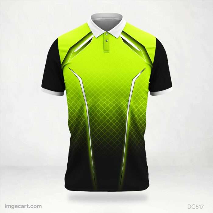 Green and Black Jersey Design