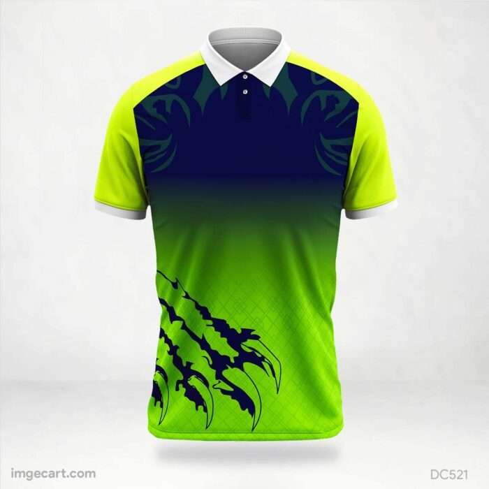 Black and Green Eagle Jersey Design