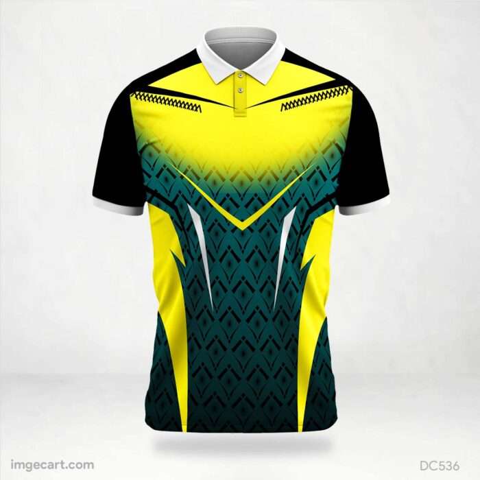 Green and Yellow Jersey Design