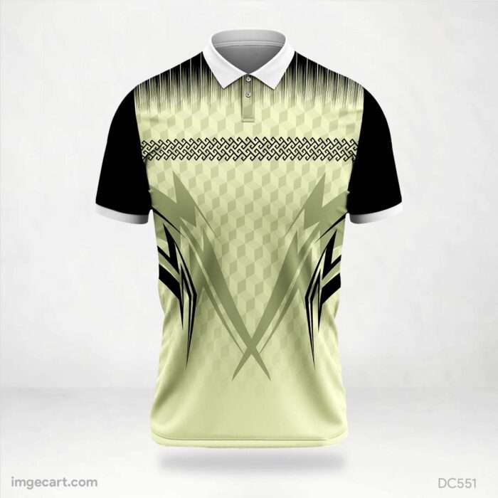 Green and Black Jersey Design