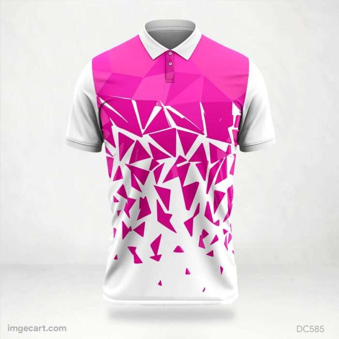 Pink and White Jersey Design