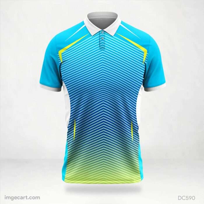 Blue and Yellow Jersey Design