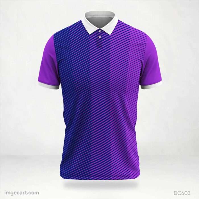 Purple and Blue Jersey Design