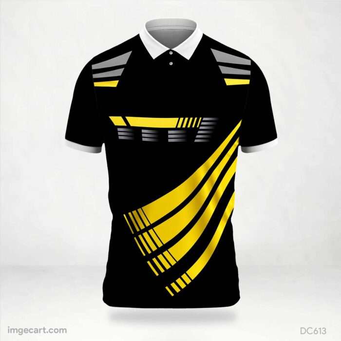 Yellow and Black Jersey Design