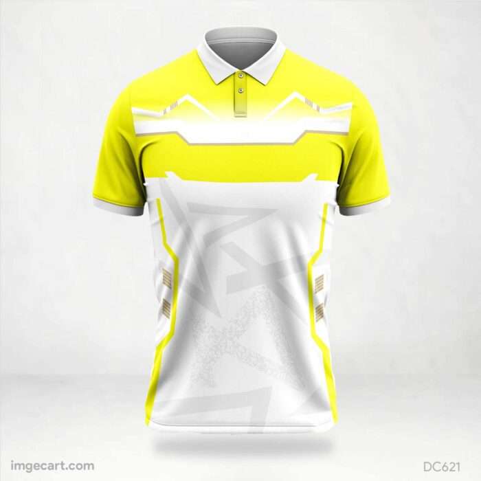 Yellow and White Jersey Design