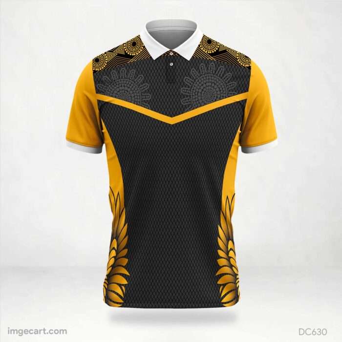 Orange and Black Jersey Design