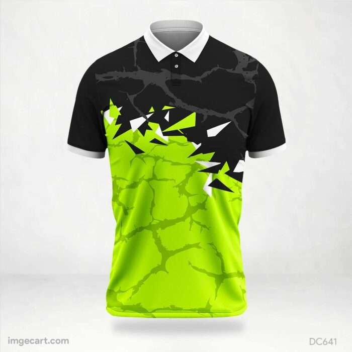 Green and Black Jersey Design