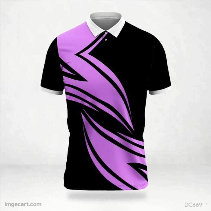 Black and Purple Jersey Design