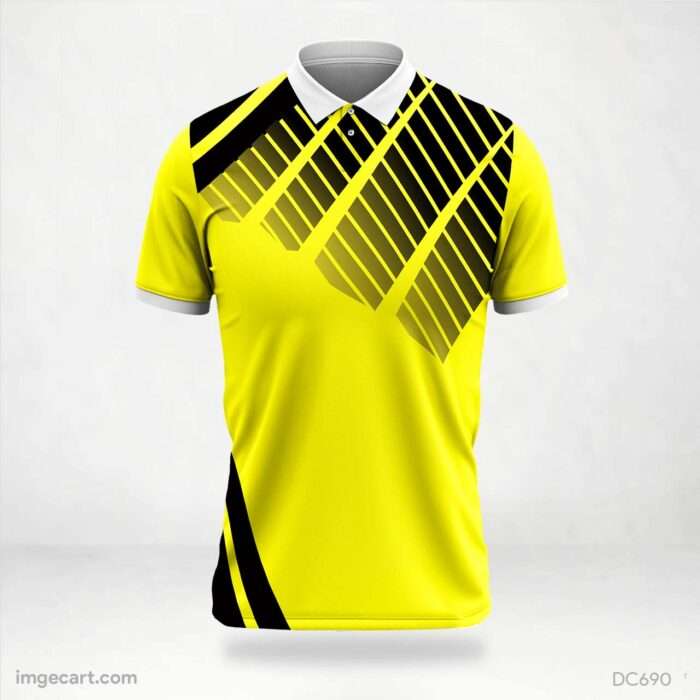 Yellow and Black Jersey Design