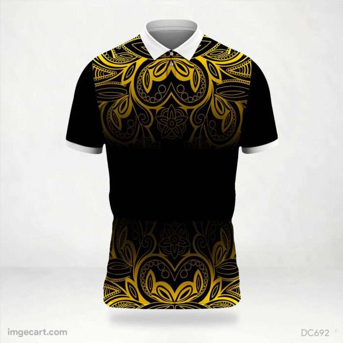 black and yellow Jersey Design