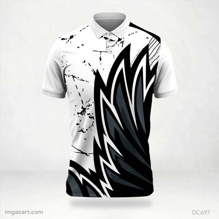 Black and White Jersey Design