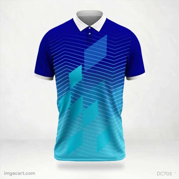 Blue and Sky-Blue Jersey Design