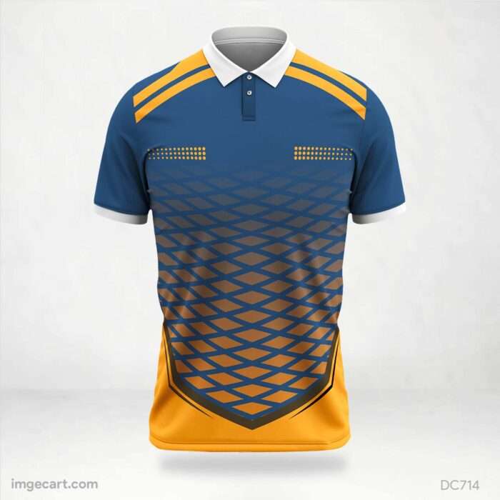 Blue and Yellow Jersey Design