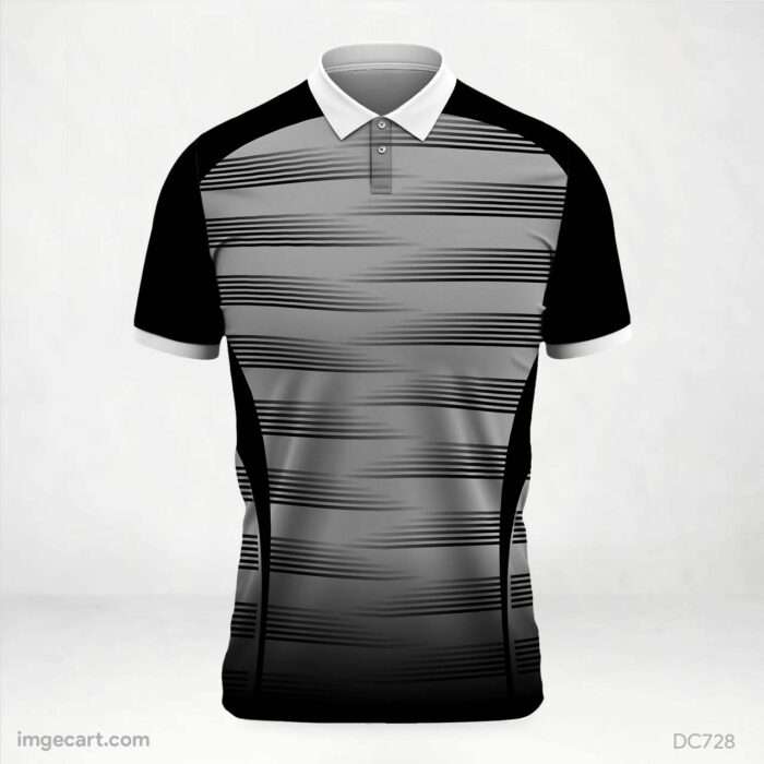 Black and Gray Jersey Design