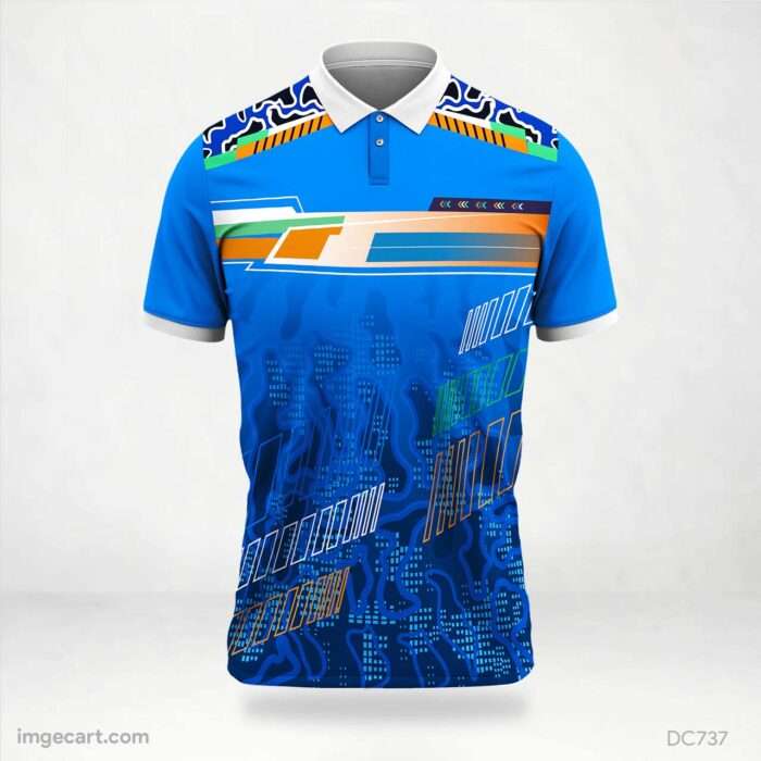 Blue India Jersey Design