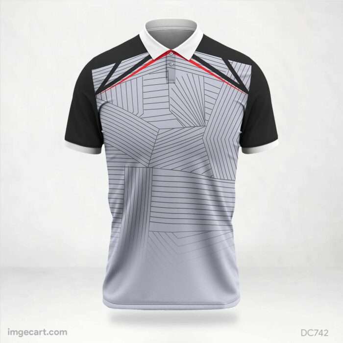 Black and Gray Jersey Design