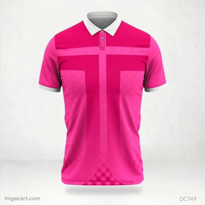 Pink and Red Jersey Design