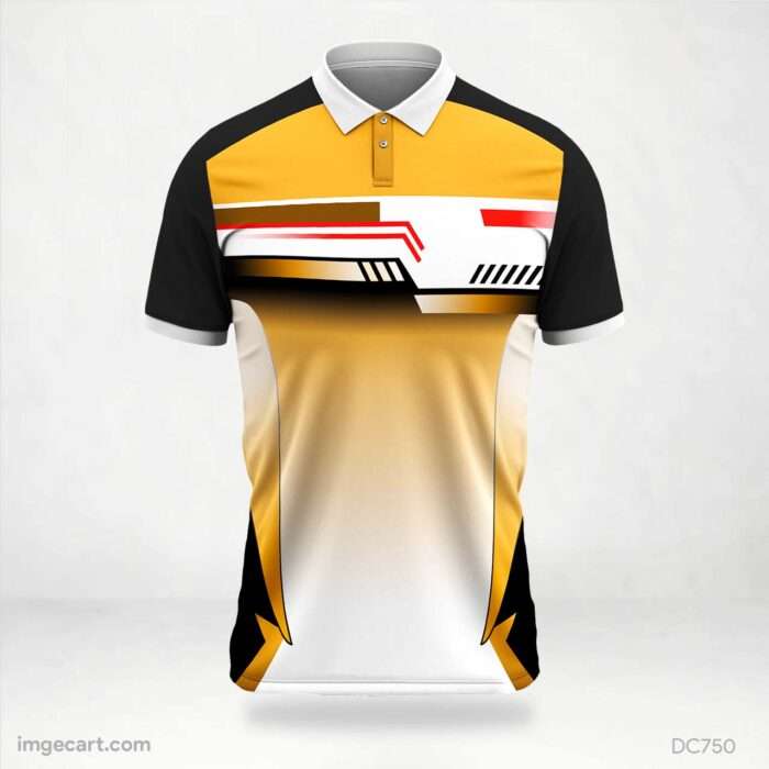 Black and Yellow Jersey Design