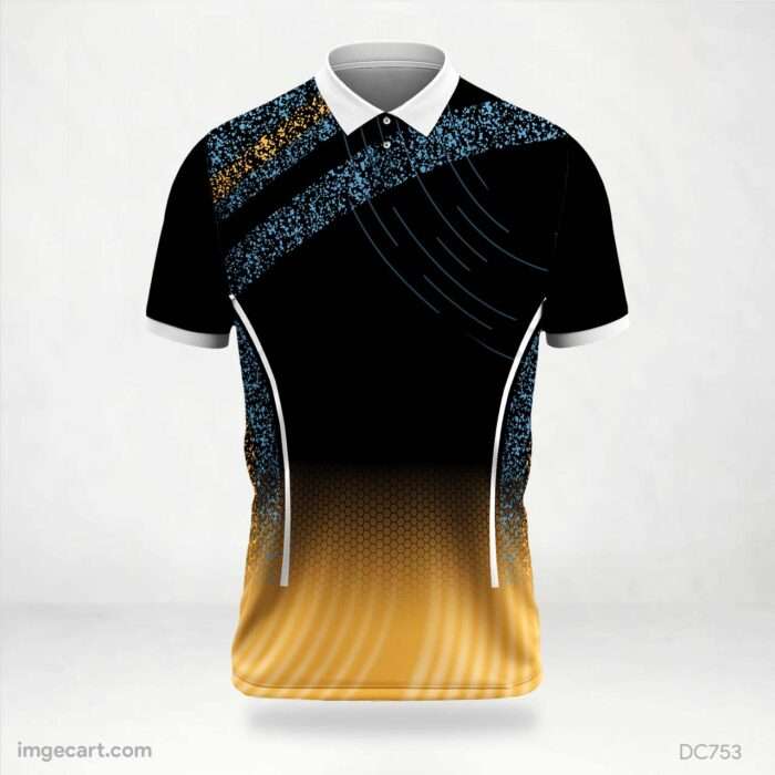 Black and Yellow Jersey Design