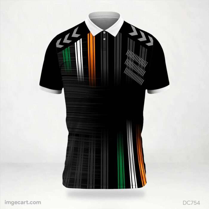 Black India Jersey Design