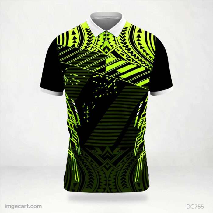 Black and Green Jersey Design