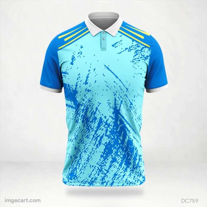 Blue and Sky-Blue Jersey Design