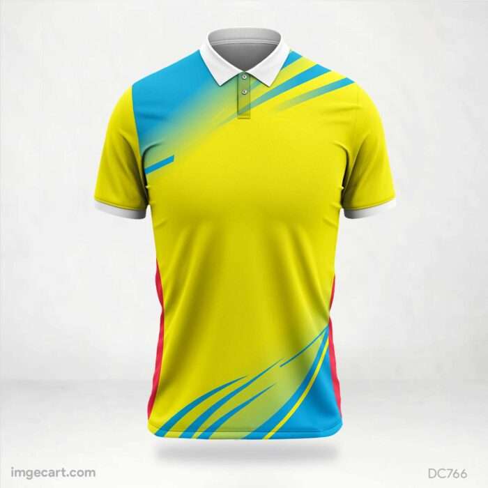 Blue and Yellow Jersey Design