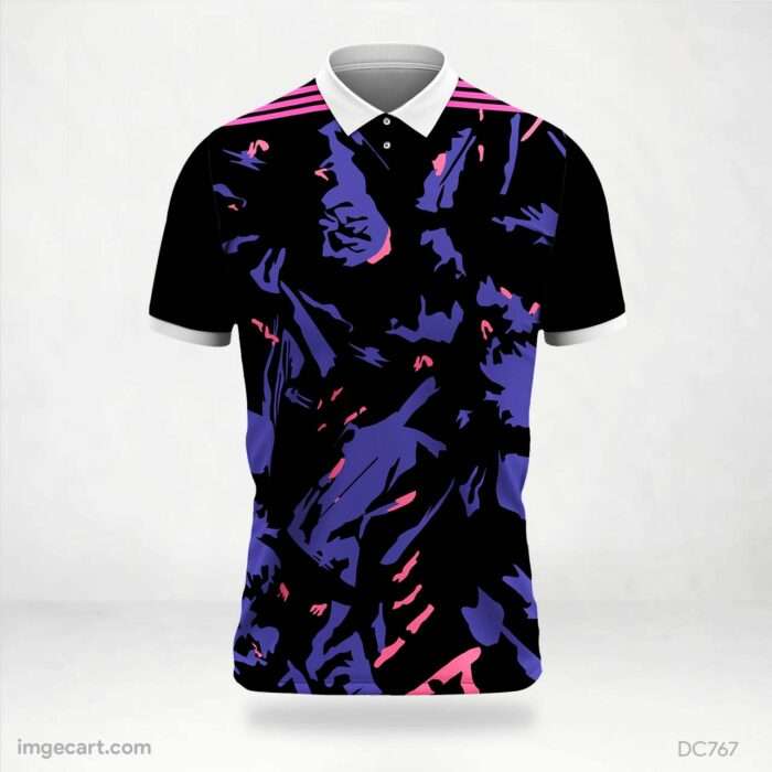 Black and Purple Jersey Design