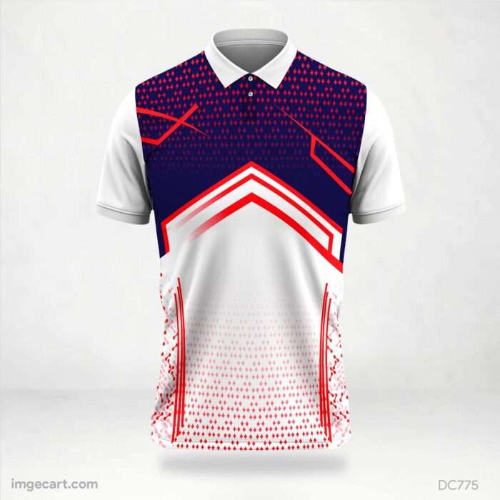 Purple and Red Jersey Design